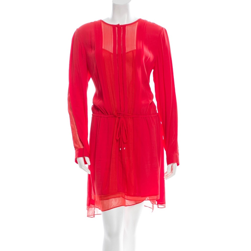 DVF silk dress